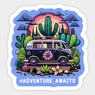 Adventure Awaits Sticker